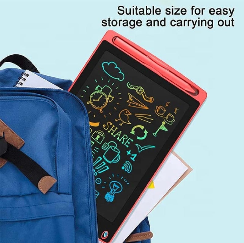 LCD Writing Tablet, Drawing Pads For Kids 8.5 Inch Colorful Lines Doodle Scribble Boards Educational Toys (Random Color)